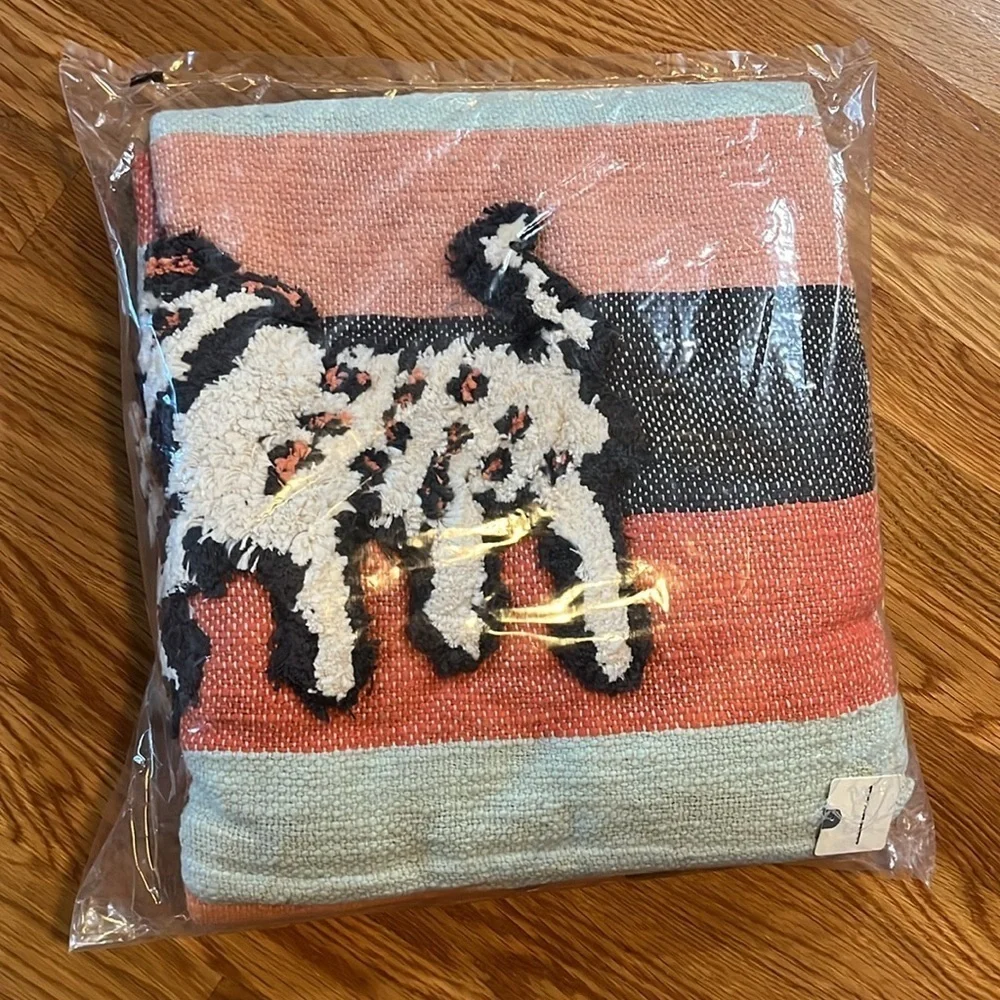 Anthropologie Richmond Throw Blanket Dog NWT